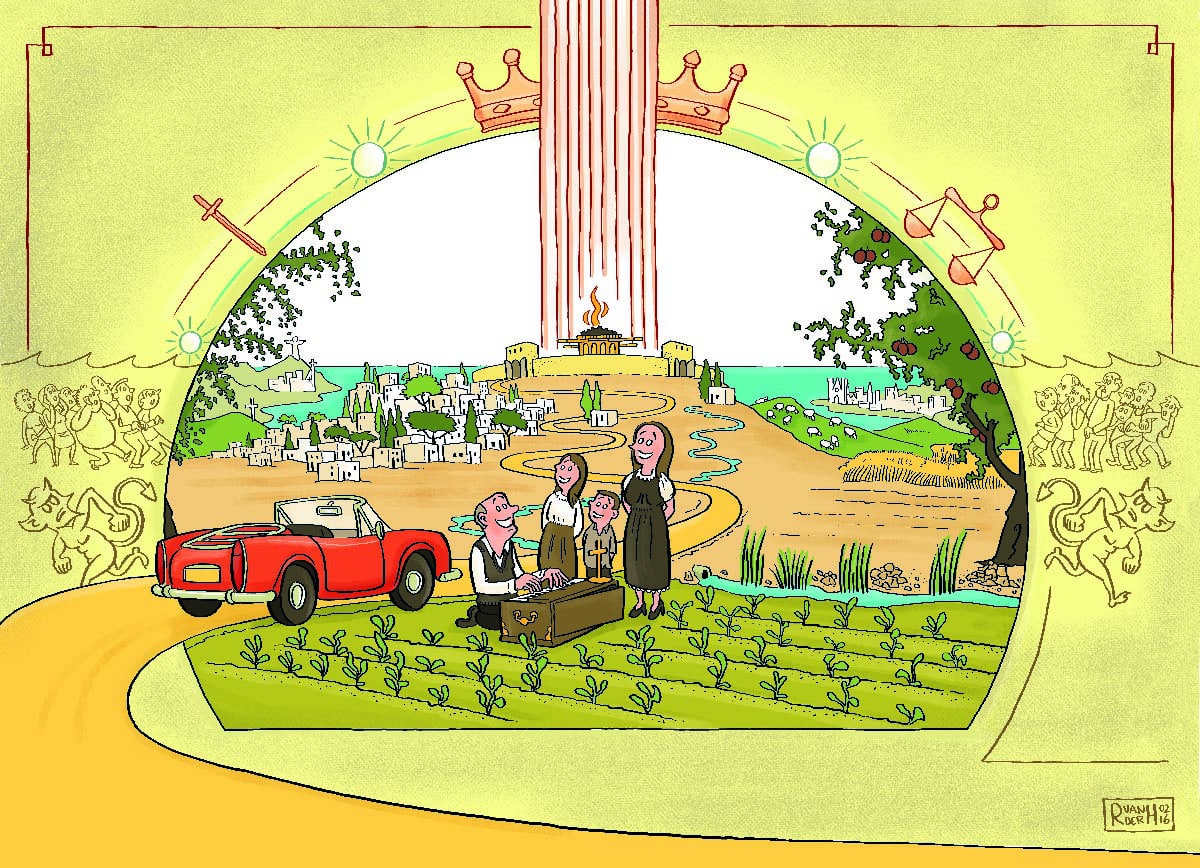Psalm 64 illustratie bijbelse striptekening tekening religieus christelijk comic illustration Bible religious christian