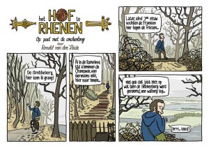 strip heilige cunera historisch stripverhaal tekenaar klare lijn Ronald van der Heide Utrecht